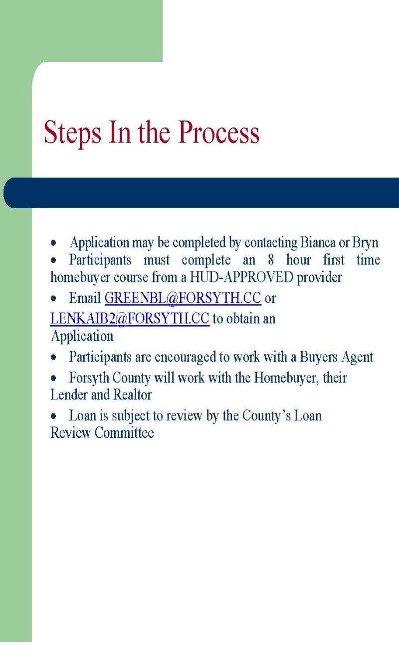 Forsyth County Resources | Housing Foundation of America